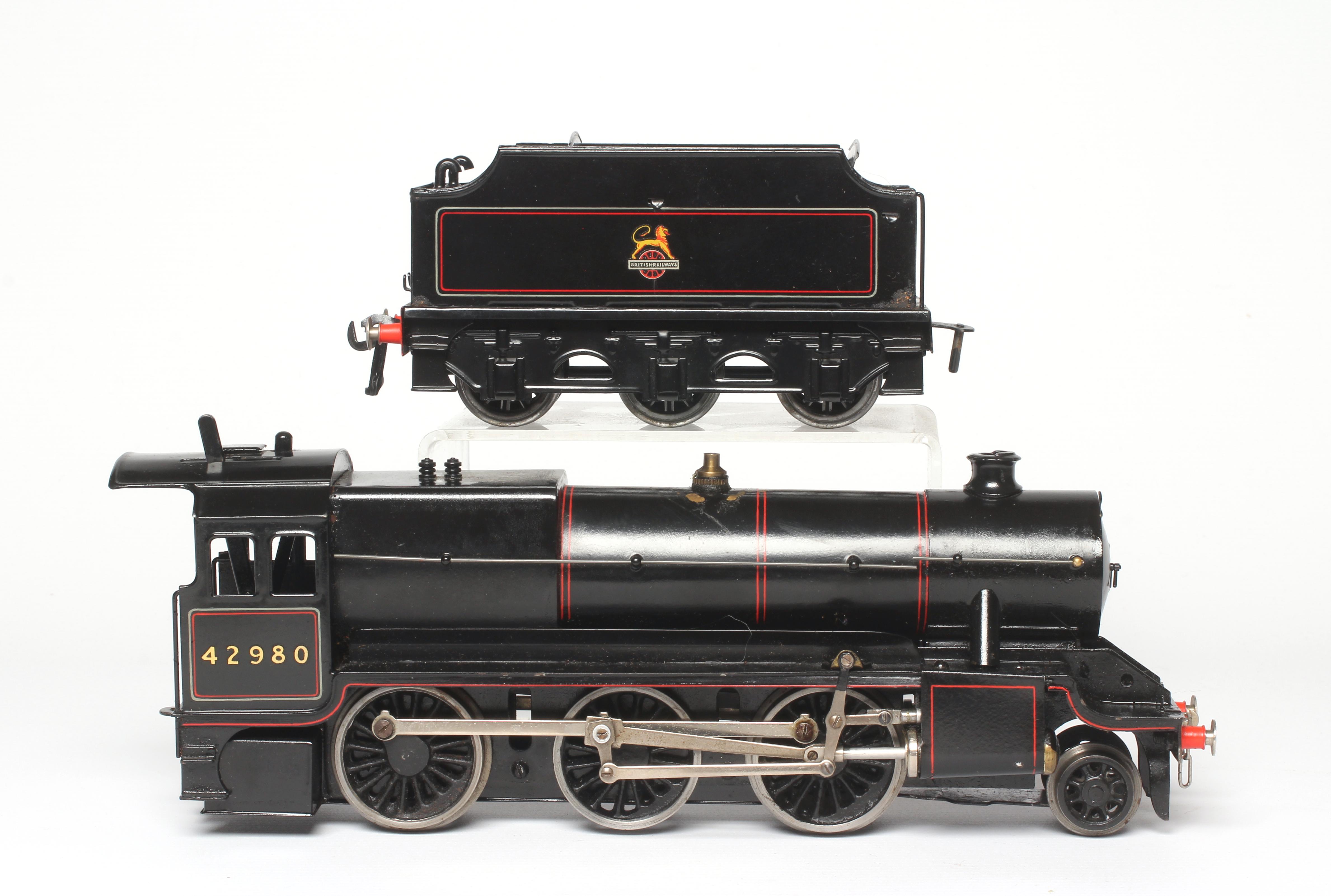 Bassett Lowke Mogul Spirit fired steam locomotive finished in British Railways black Image