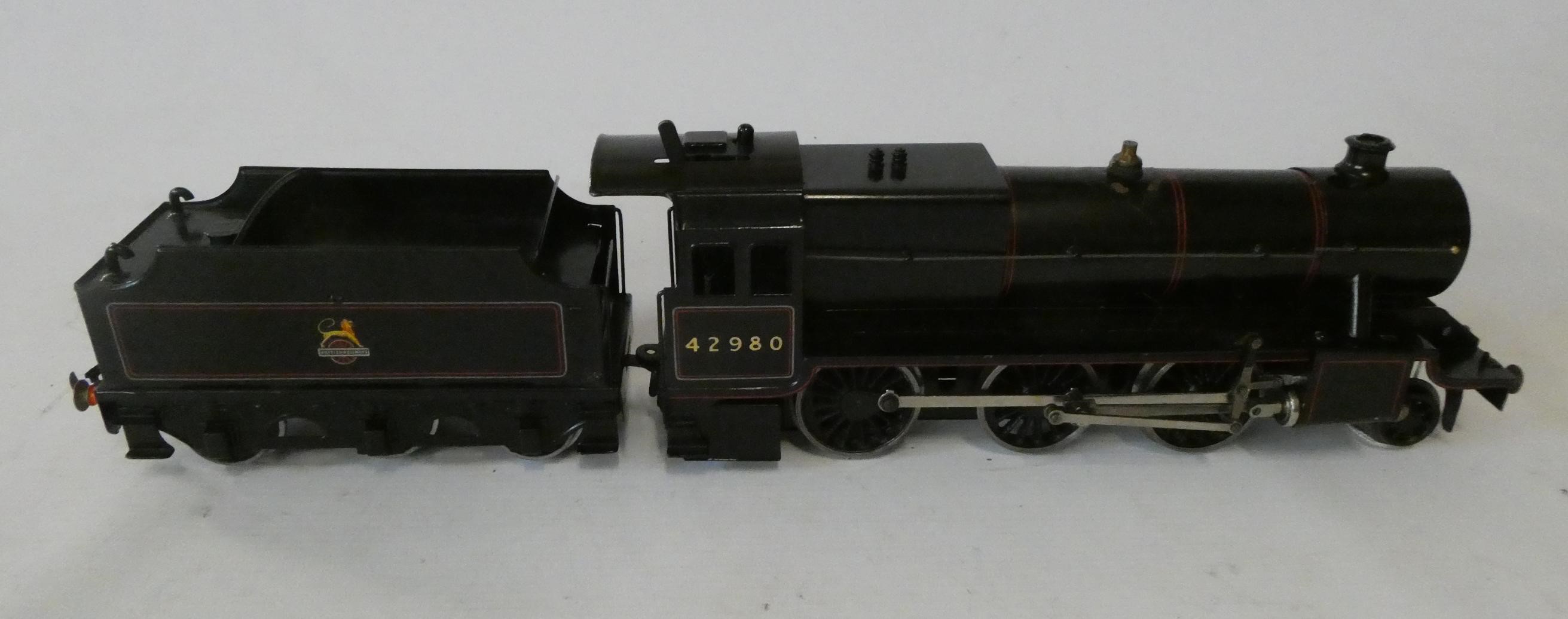Bassett Lowke Mogul Spirit fired steam locomotive finished in British Railways black Image