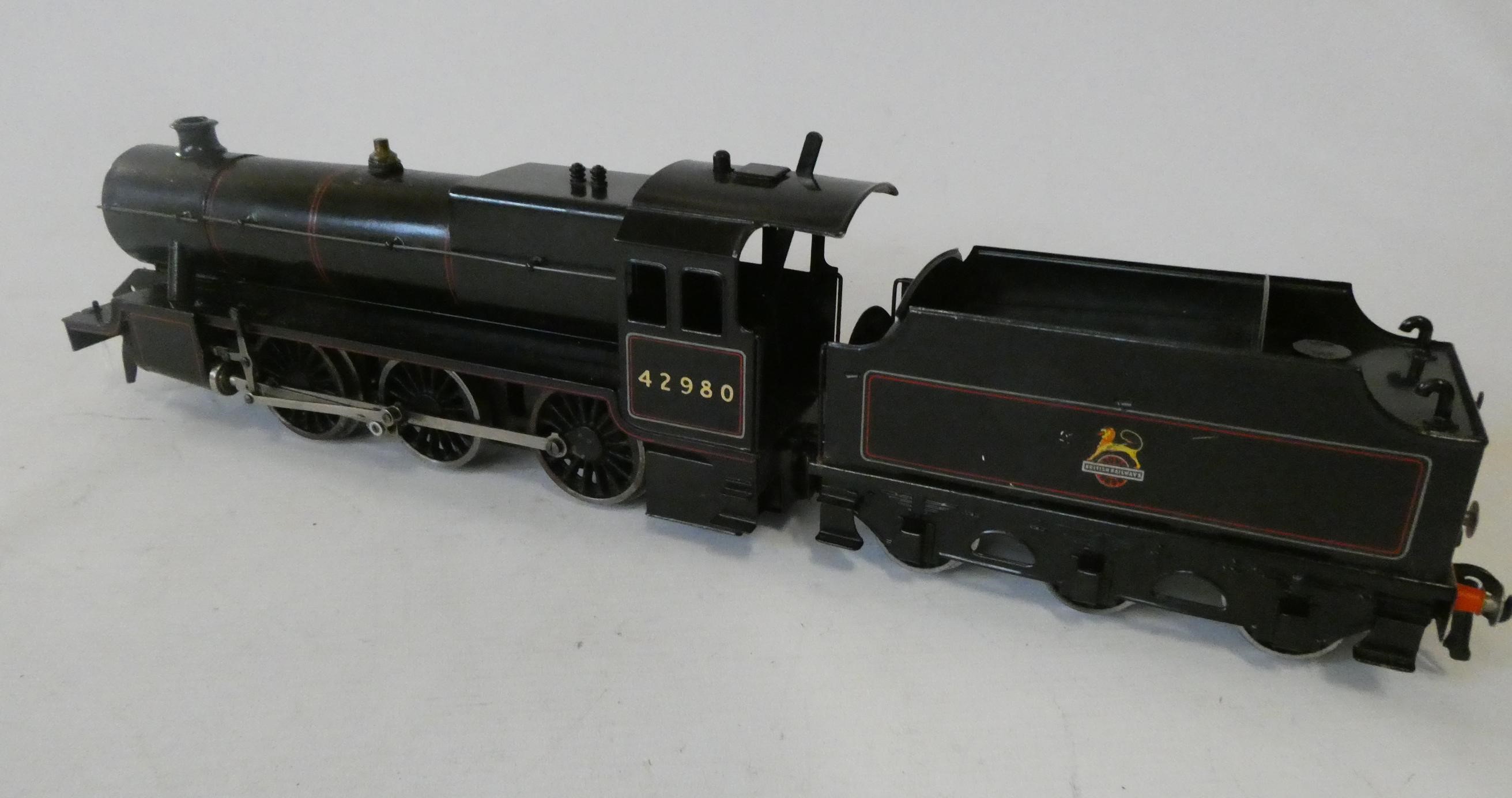 Bassett Lowke Mogul Spirit fired steam locomotive finished in British Railways black Image