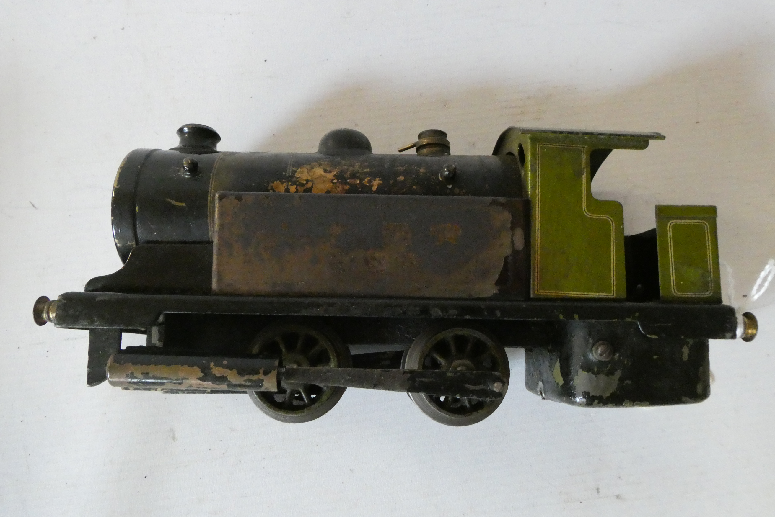 Bowman large tank engine finished in LNER green, paint loss from tank sides and boiler, fair to Image