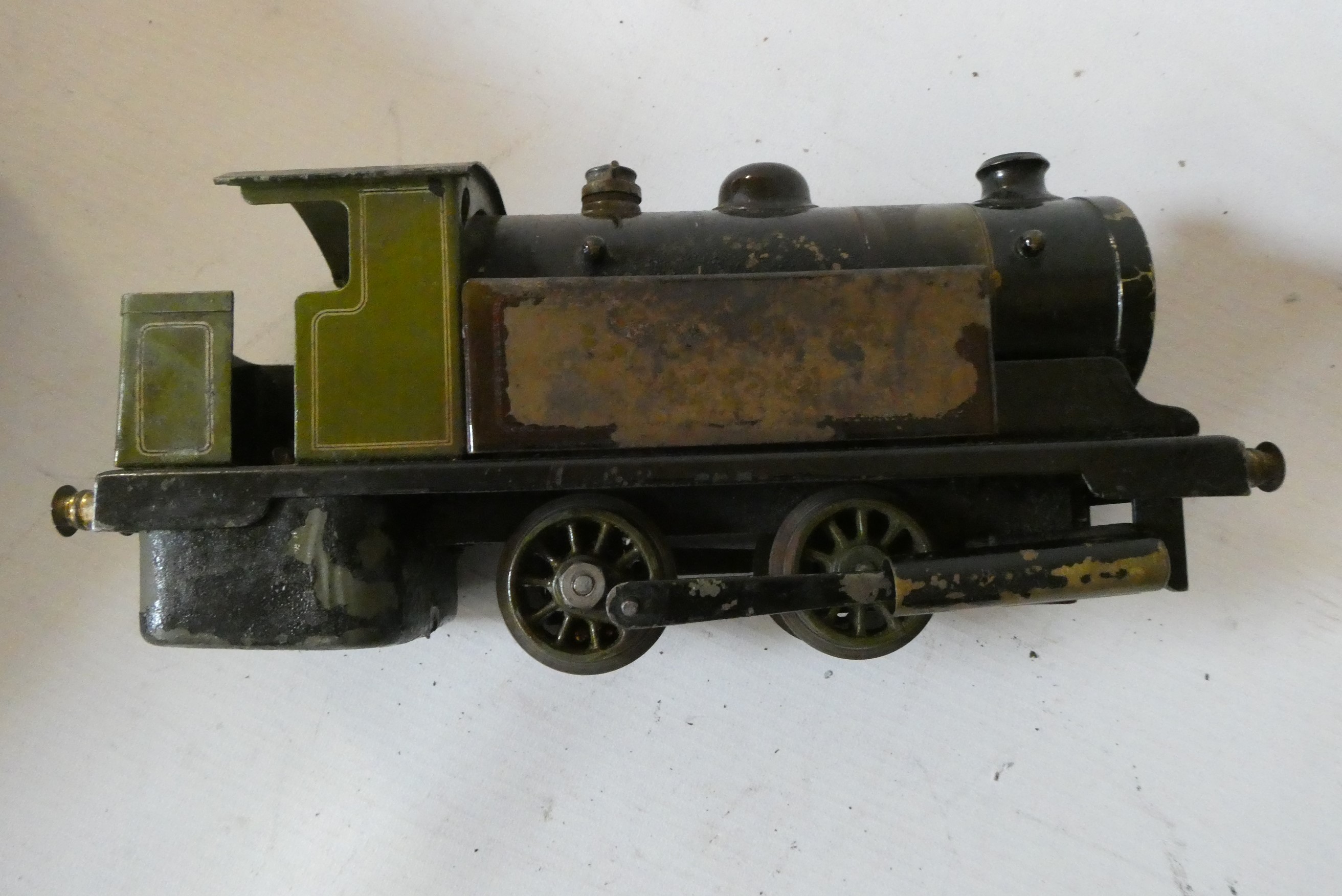 Bowman large tank engine finished in LNER green, paint loss from tank sides and boiler, fair to Image