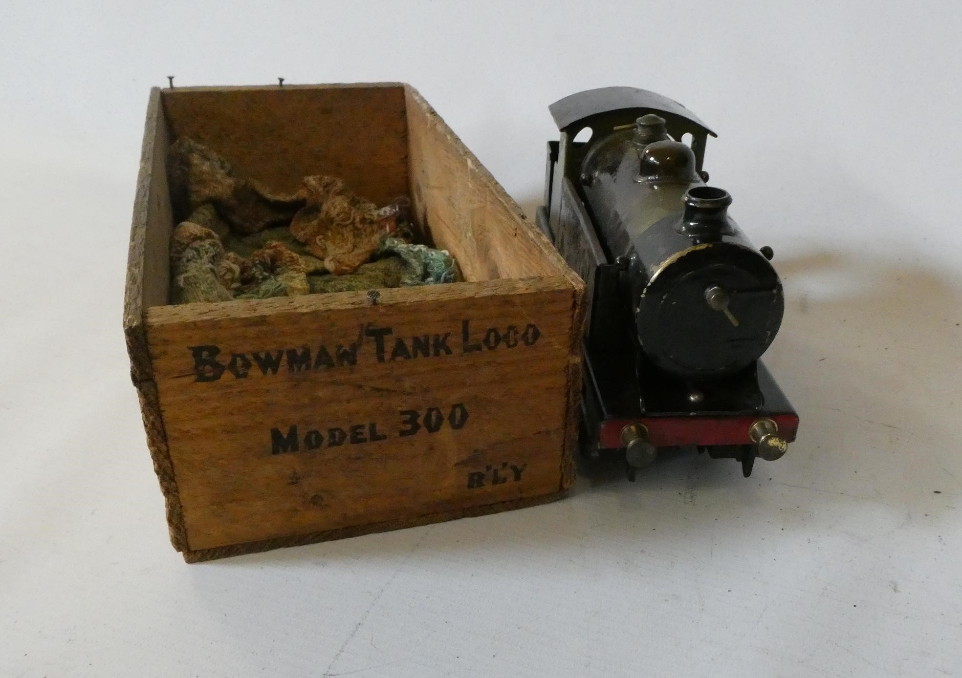 Bowman large tank engine finished in LNER green, paint loss from tank sides and boiler, fair to Image