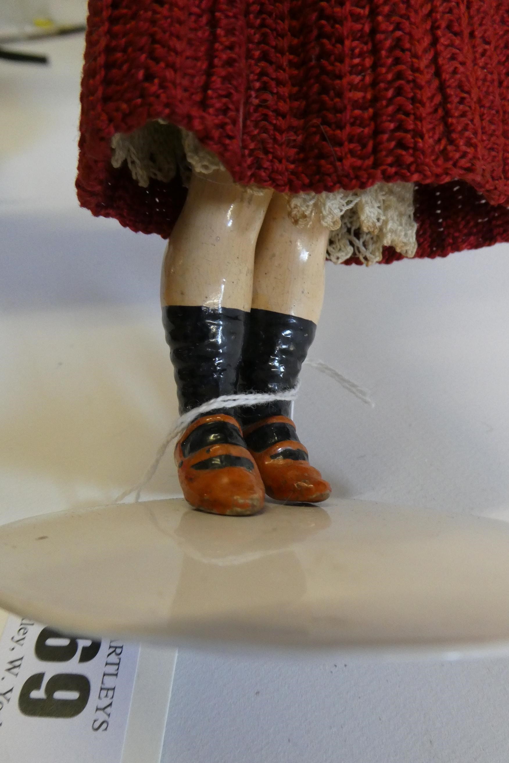 A Kammer & Reinhardt Halbig bisque socket head doll Image