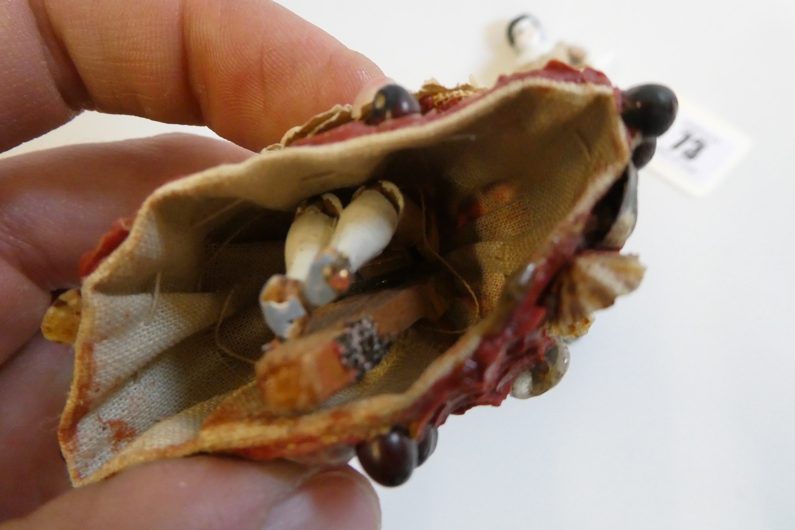 Three Victorian doll's house dolls Image