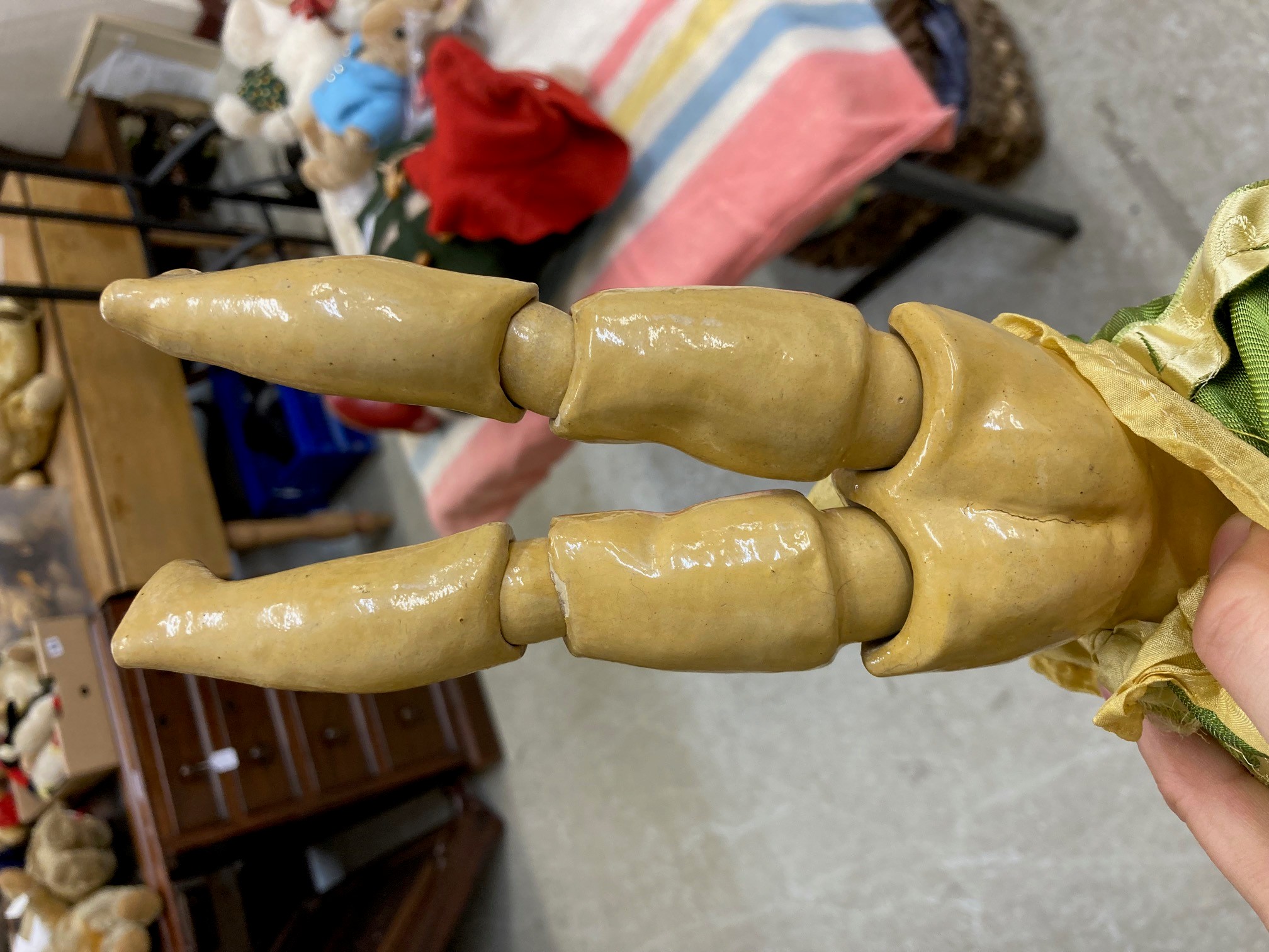 A Simon & Halbig bisque socket head Asian girl doll Image