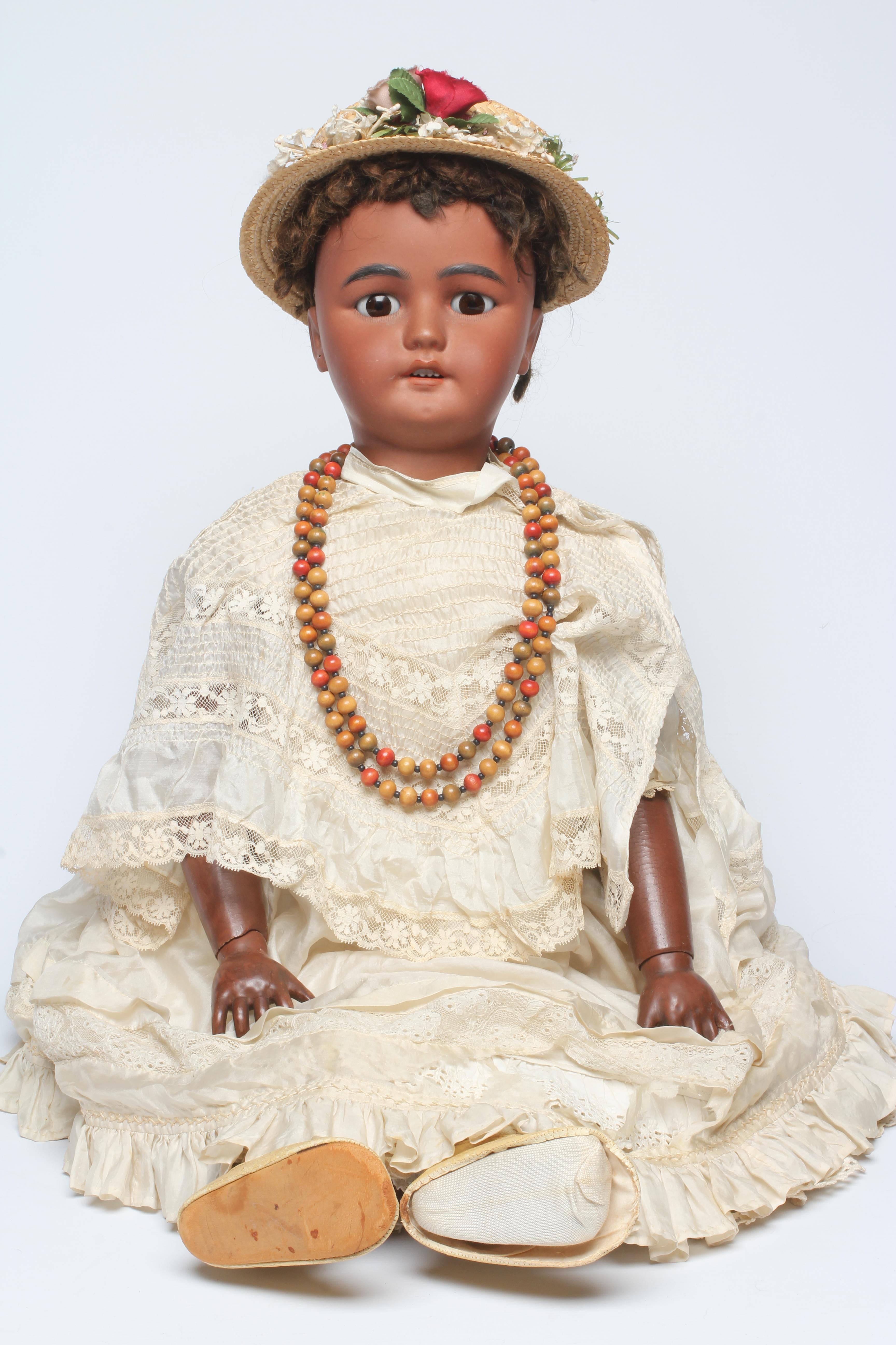 A large Simon & Halbig bisque socket head doll Image