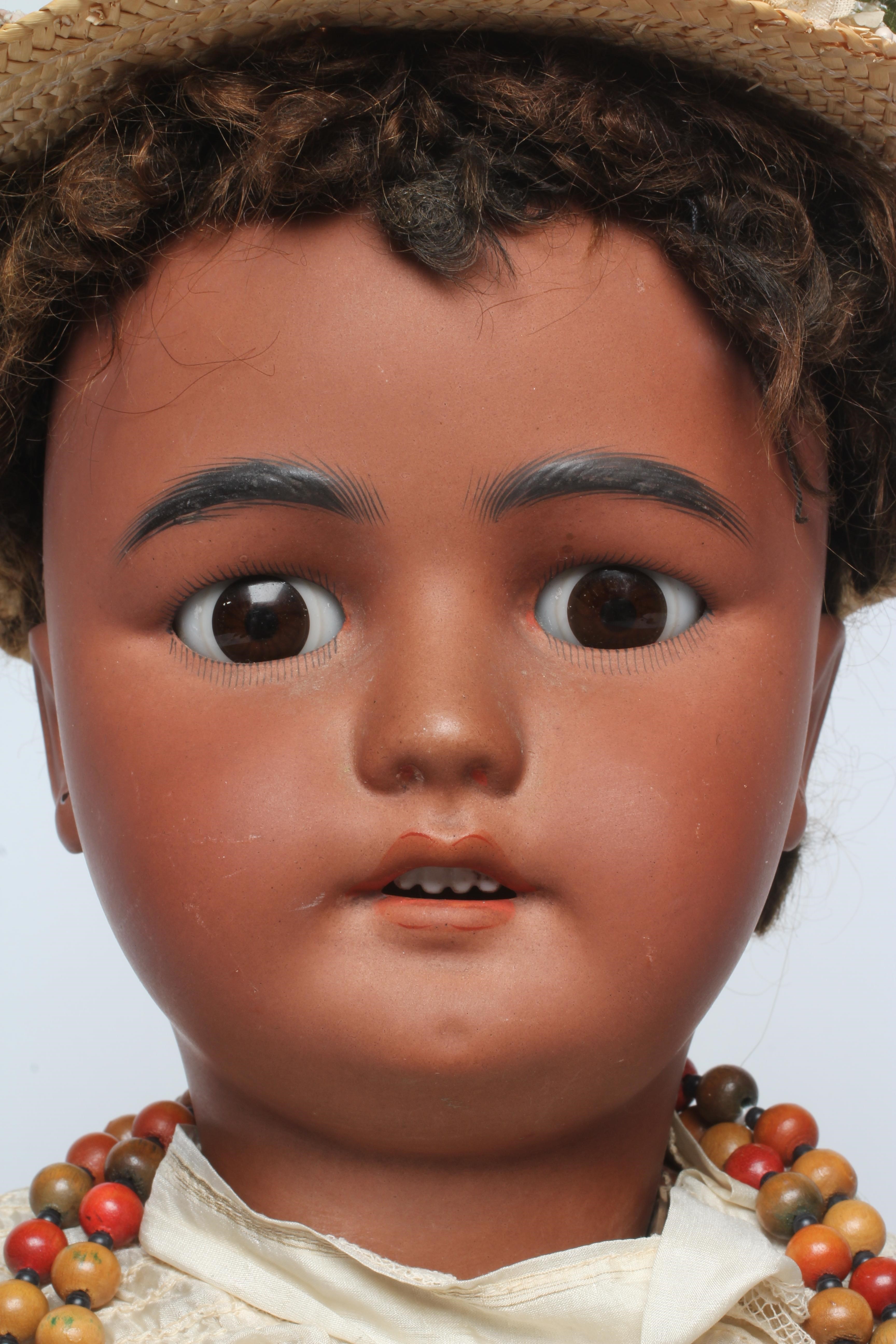 A large Simon & Halbig bisque socket head doll Image