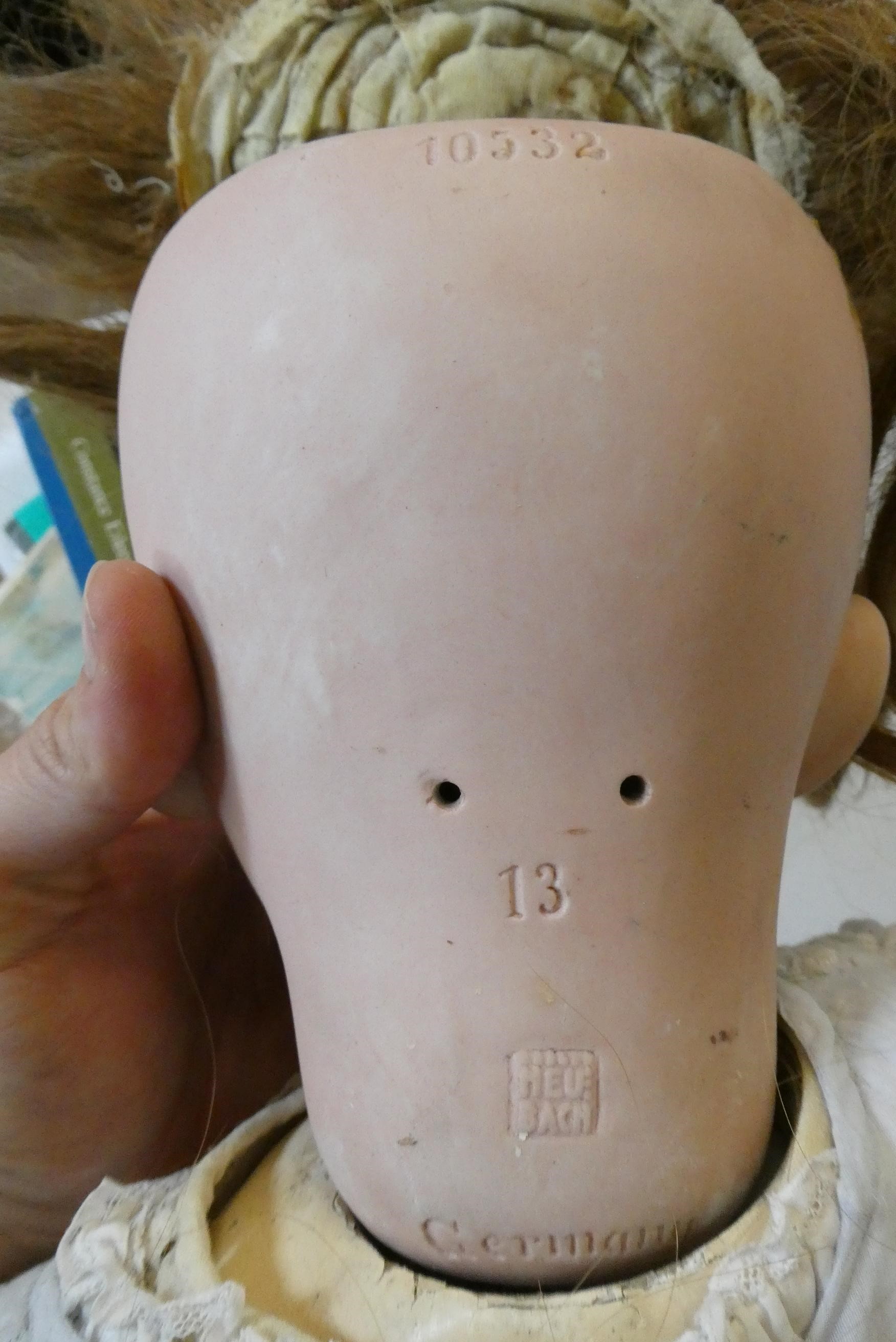 A Heubach bisque socket head doll Image