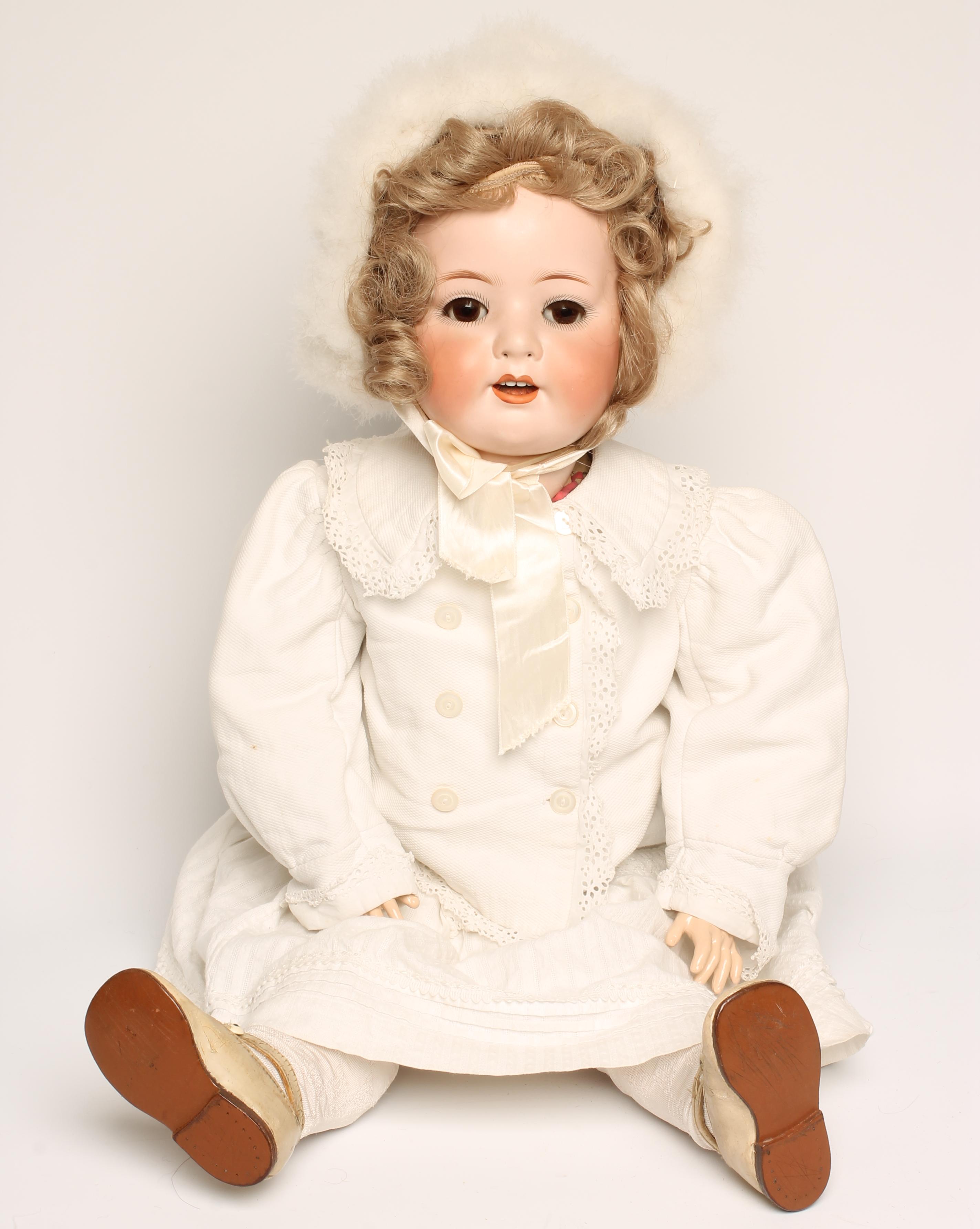 An Ernst Heubach bisque head character doll Image