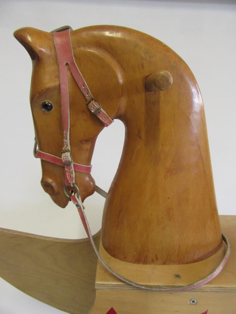 A slab sided rocking horse by Anthony Dew Image