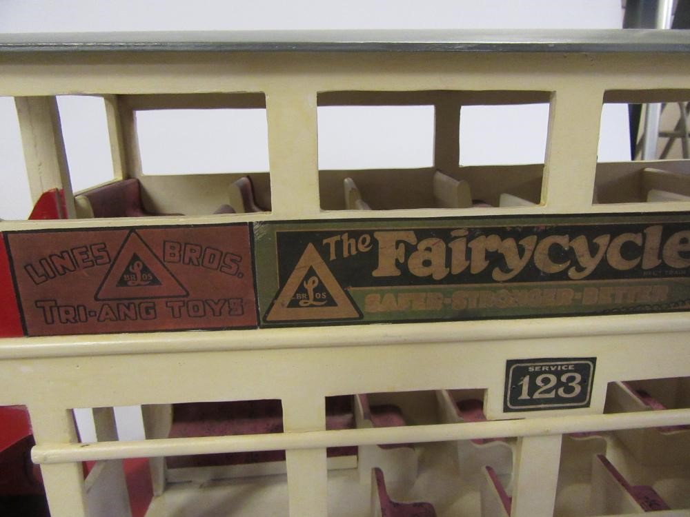 A Lines Bros. Triang double decker bus Image