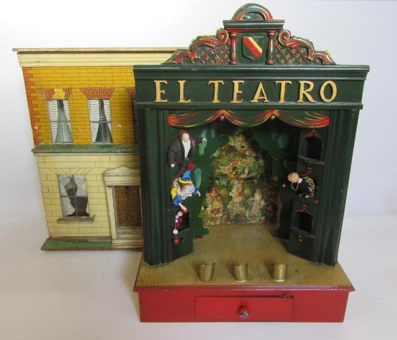 A scratch built dolls theatre Image