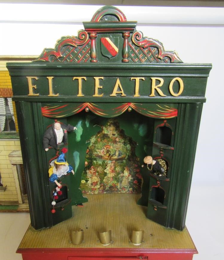 A scratch built dolls theatre Image