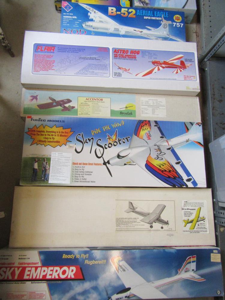 Seven aeroplane kits Image