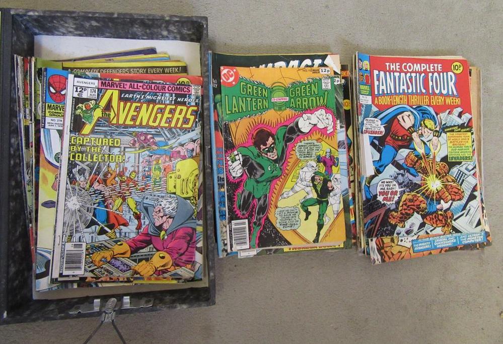 1970's comics comprising six Marvel Fantastic Four and fifteen other Marvel Image