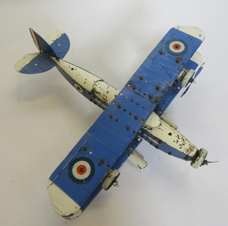 A Meccano sea bi-plane Image