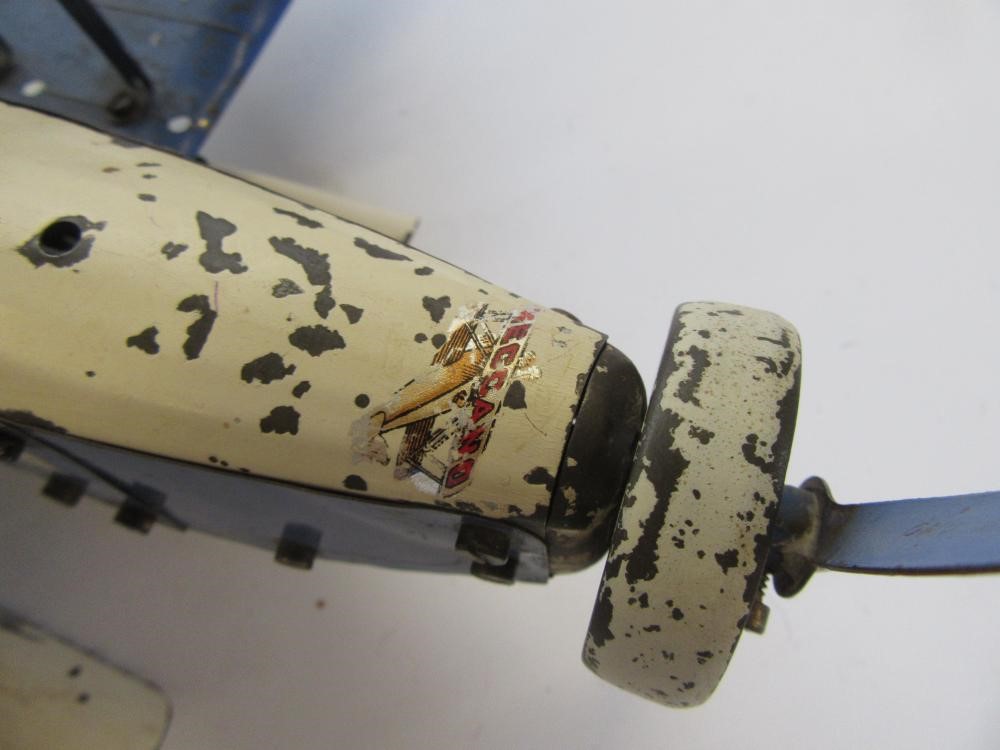 A Meccano sea bi-plane Image