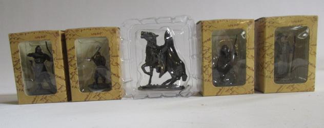 A collection of twenty nine Lord of the Rings figures by New Line Cinema Inc. Image