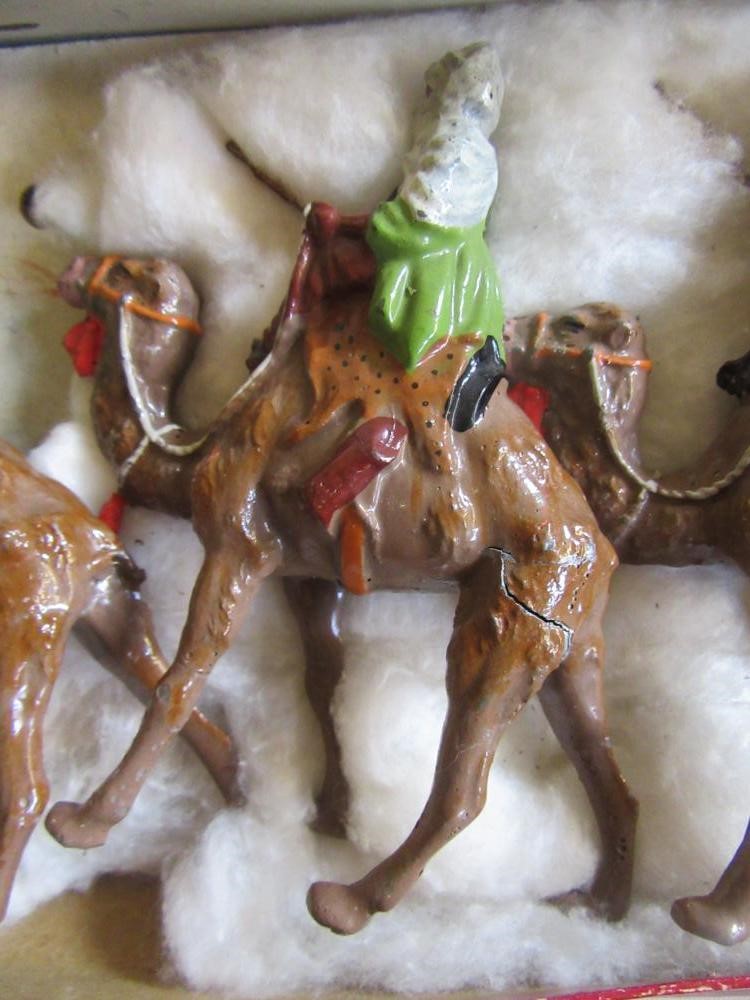 A Britains lead figure set "Arabs of the Desert" Image