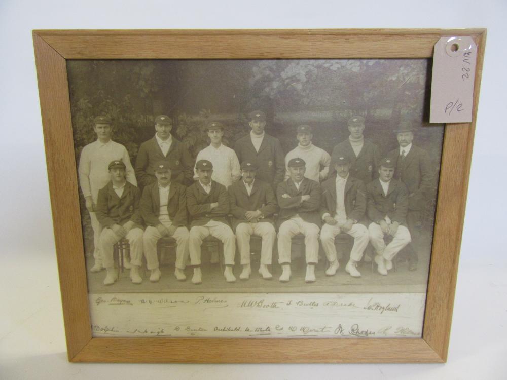 Yorkshire Country Cricket XI 1913 Image