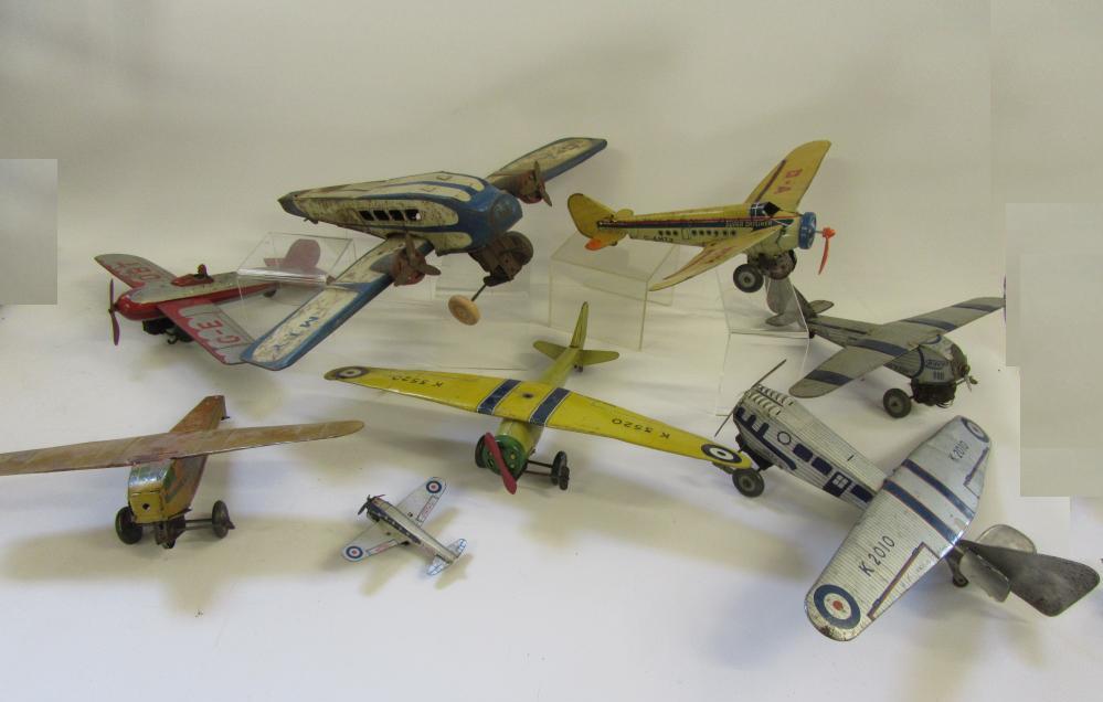 Various tinplate aeroplanes Image