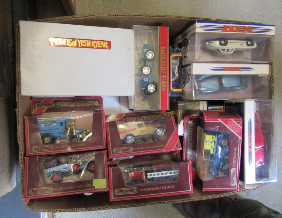 Twenty seven Matchbox Models of Yesteryear and Dinky vehicles Image