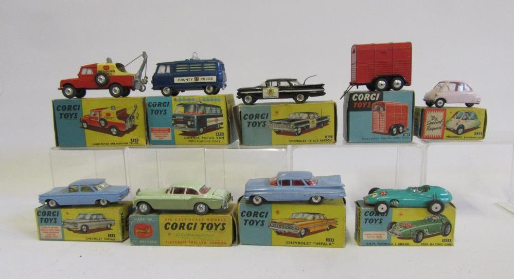 Nine Corgi Models 152S Image