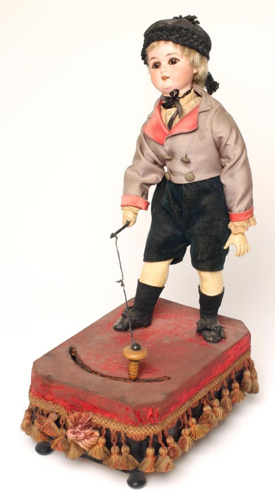 A Simon & Halbig bisque head musical automaton doll Image