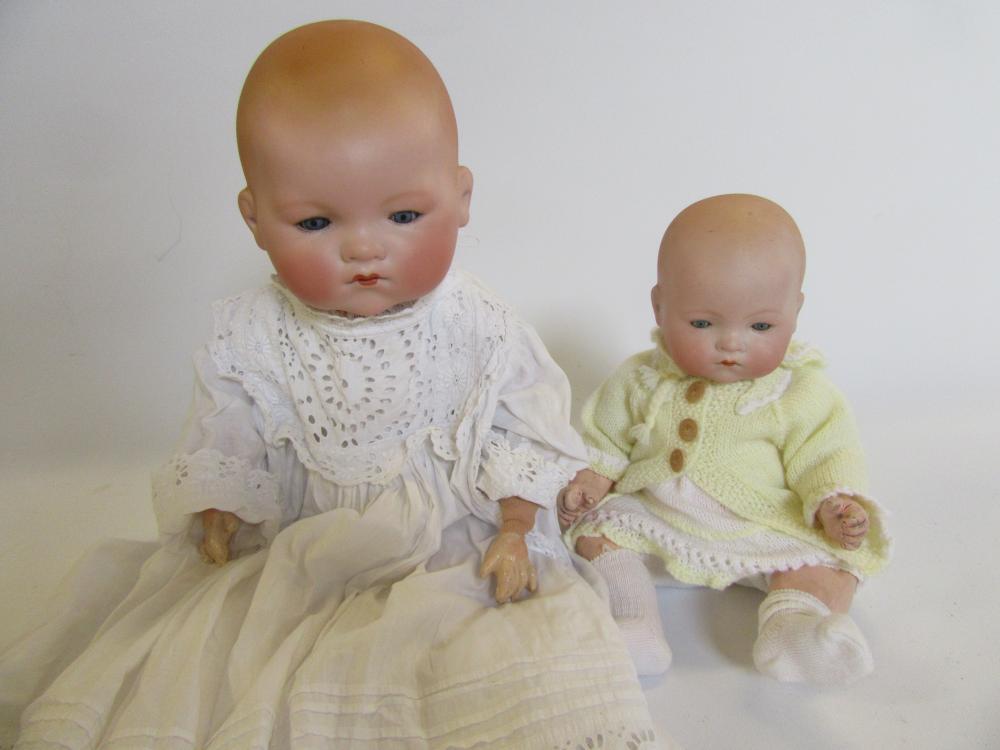 An Armand Marseille bisque head baby doll Image