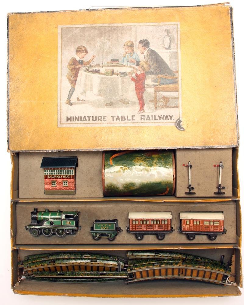 Table top train set online