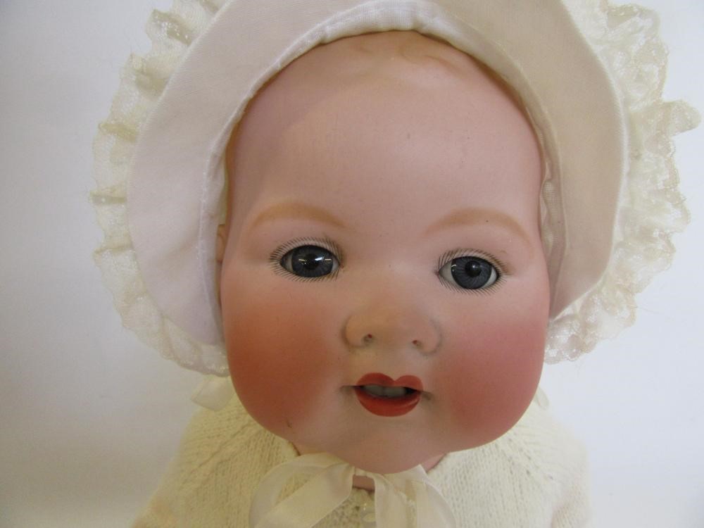 An Armand Marseille bisque head baby doll Image