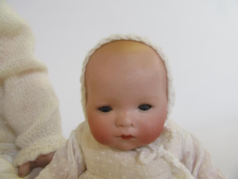An Armand Marseille bisque head baby doll Image