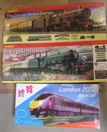 Three Hornby Train Sets comprising London 2012 HST Image