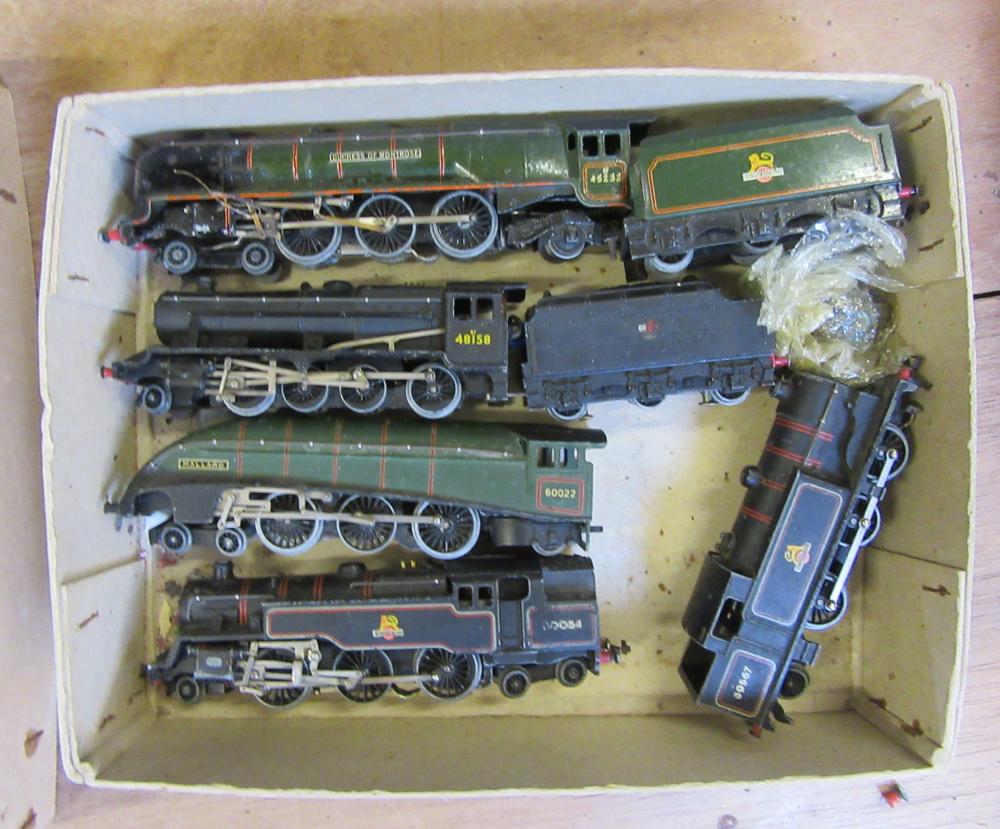 Five Hornby Dublo three rail locomotives comprising Duchess of Montrose Image