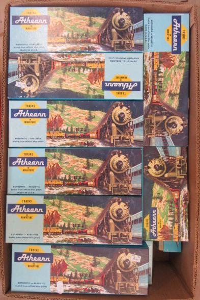American Railways rolling stock kits by Athearnn including box cars Image