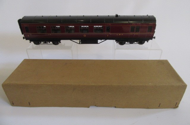 A rare Exley for Bassett-Lowke L.M.S. motor coach comprising L.M.S. open third Class K6 type with Image