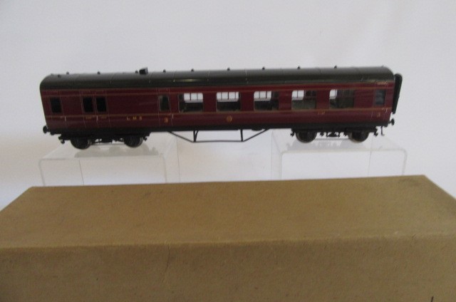 A rare Exley for Bassett-Lowke L.M.S. motor coach comprising L.M.S. open third Class K6 type with Image