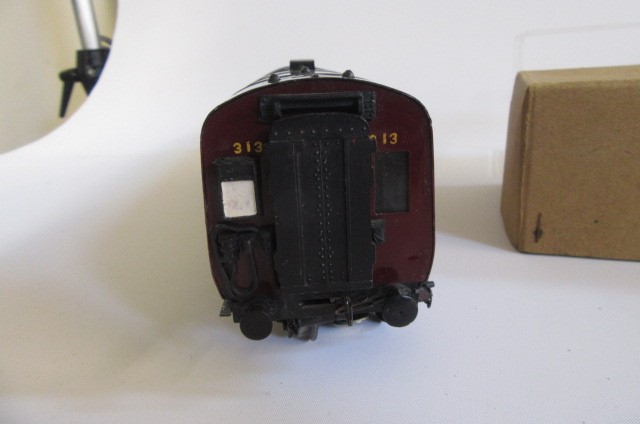 A rare Exley for Bassett-Lowke L.M.S. motor coach comprising L.M.S. open third Class K6 type with Image