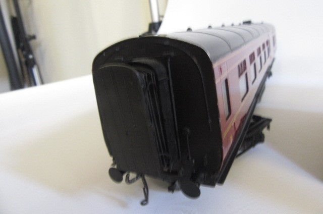 A rare Exley for Bassett-Lowke L.M.S. motor coach comprising L.M.S. open third Class K6 type with Image