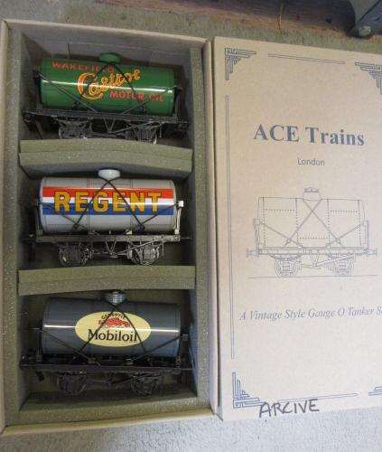 Ace Trains Tank Wagon Set No 2 with three tank wagons Image