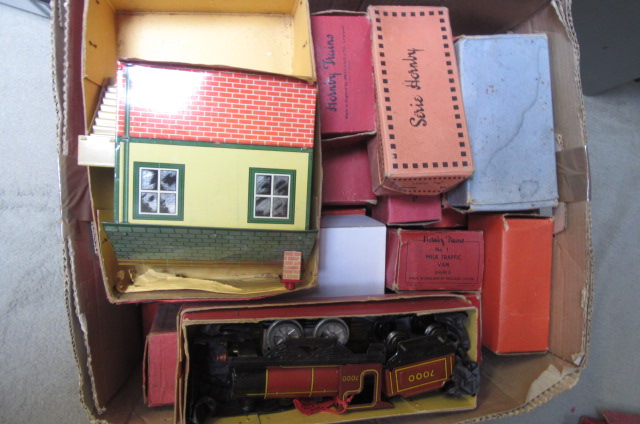 Hornby post war rolling stock and accessories including coal trucks Image