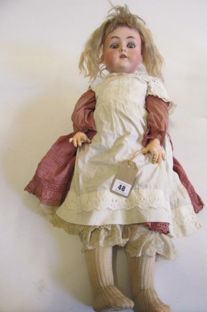 A Simon & Halbig K & R bisque socket head doll Image