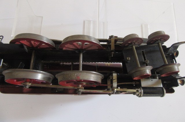 Bing G1 4-4-0 Live Steam Locomotive and Tender.  This model is in a state of disrepair suitable for Image