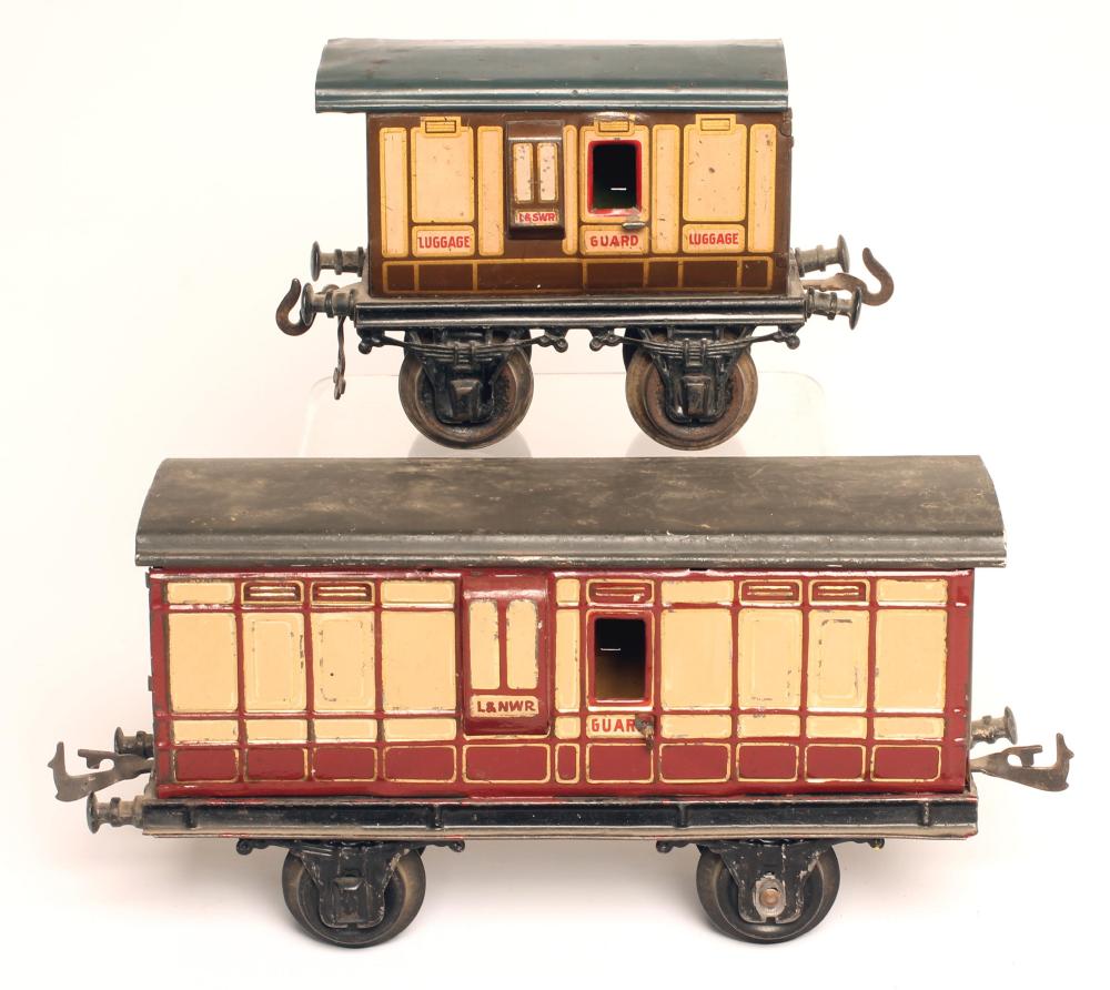 Two Bing G1 L.N.W.R. Guards Vans Image