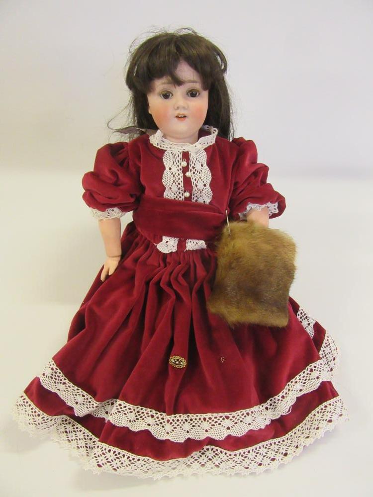 An A. Schoenau & Hoffmeister bisque head doll Image