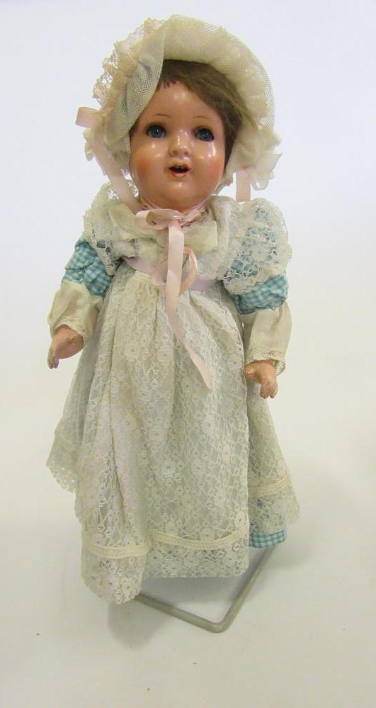 A German all composition doll Image