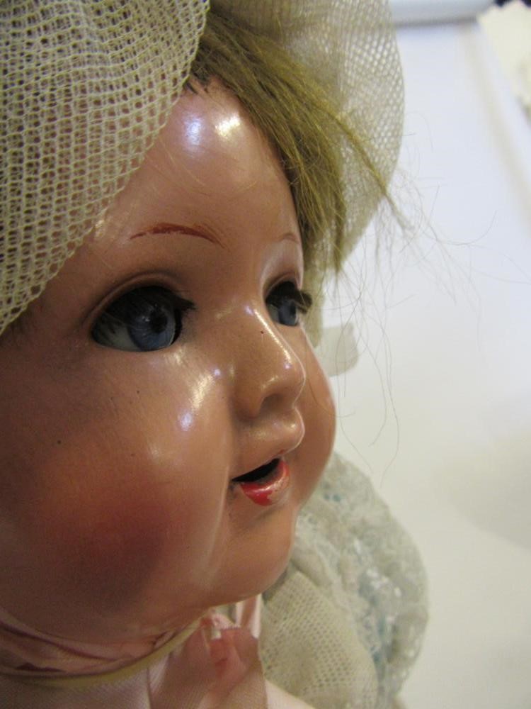 A German all composition doll Image