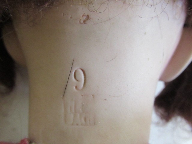 Three restored bisque socket head dolls Image