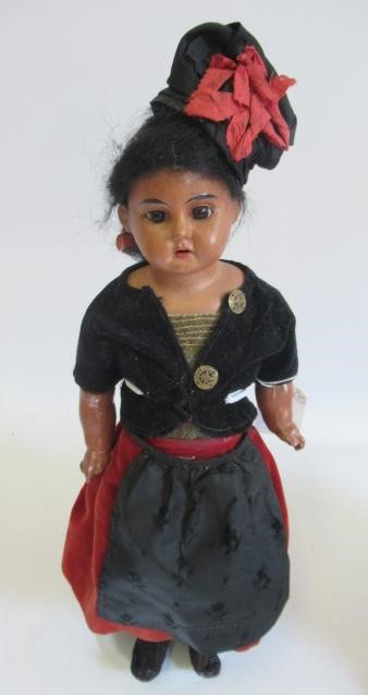 Three German bisque head dolls Image