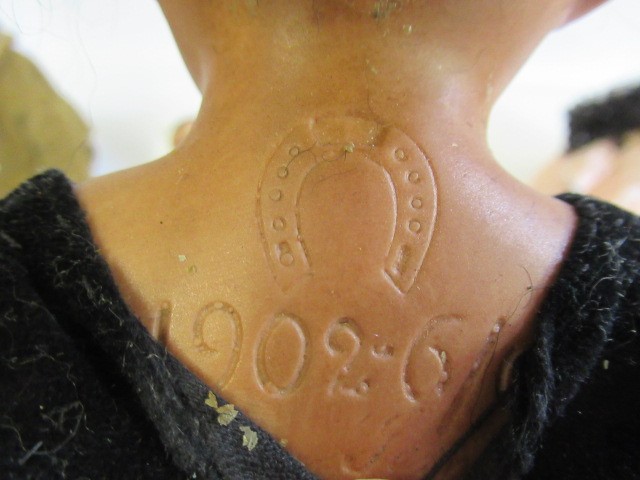 Three German bisque head dolls Image